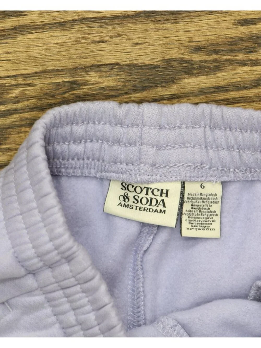 NWT Scotch & Soda Sweatshirt and Joggers 2-Piece Set Sweet Lavender Purple 6